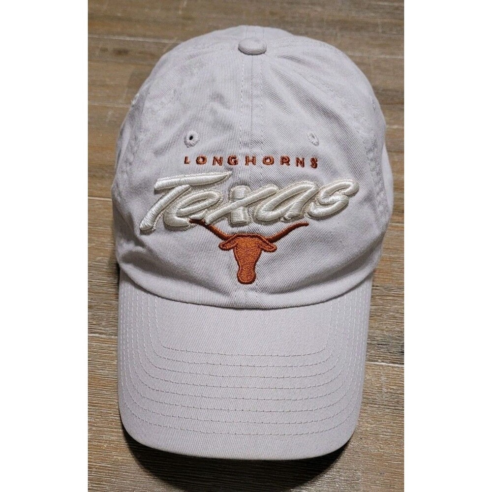 Texas Longhorns Ball Cap Hat Adjustable Baseball Fan Favorite Tan Beige NCAA